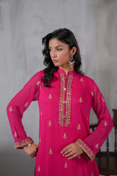 2 Piece Chiffon Suit (FR1082)